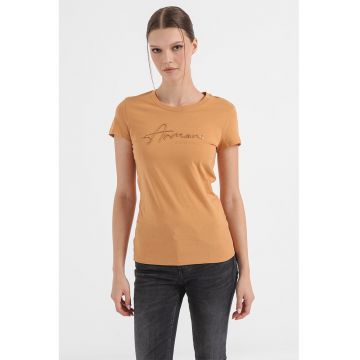 Tricou slim fit de bumbac