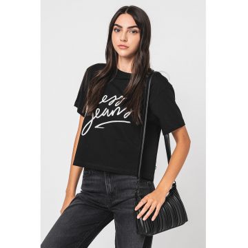 GUESS - Tricou lejer cu imprimeu logo