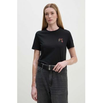 PS Paul Smith tricou femei, culoarea negru, W2R.G799.NP4842