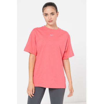 Tricou supradimensionat cu decolteu la baza gatului Sportswear Essential