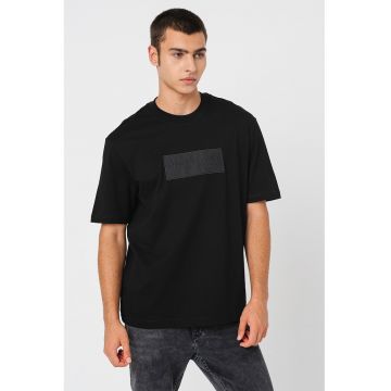 Tricou regular fit cu logo