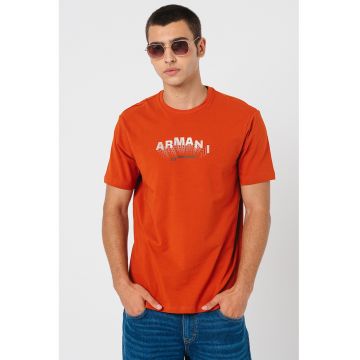 Tricou slim fit cu logo