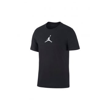 Tricou cu decolteu la baza gatului si logo Jordan Jumpman