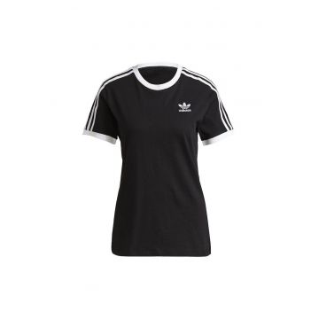 Tricou dama - 3 Stripes TEE GN2900 - Bumbac - 34 EU - Negru