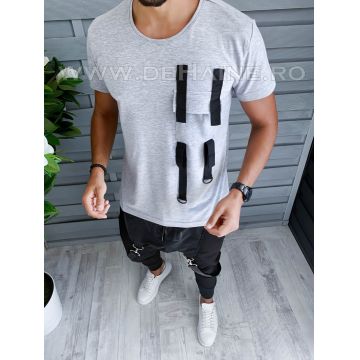 Tricou barbati gri slim fit Vagabond B1950 P8-3.1