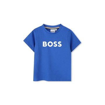 BOSS tricou din bumbac pentru bebelusi cu imprimeu, J51298