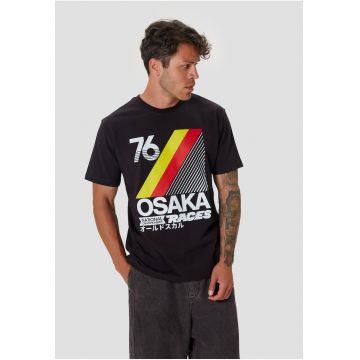 Tricou de bumbac cu decolteu la baza gatului