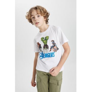 Tricou de bumbac cu imprimeu de desene