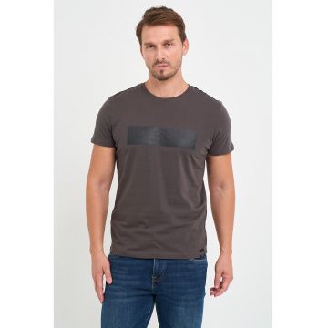 Tricou de bumbac cu imprimeu logo