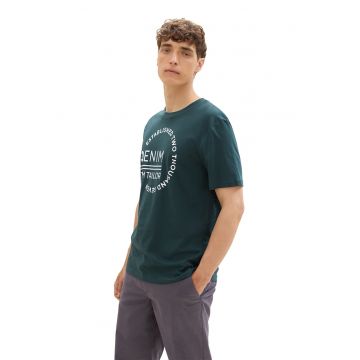 Tricou de bumbac cu logo