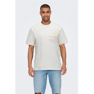 Tricou de bumbac organic cu imprimeu text