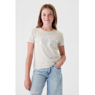 Tricou de bumbac organic cu paiete