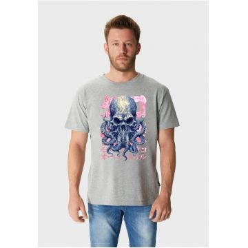 Tricou lejer de bumbac cu imprimeu