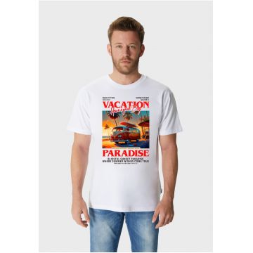 Tricou lejer de bumbac cu imprimeu