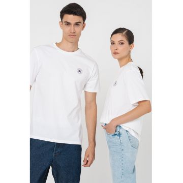 Tricou unisex de bumbac cu aplicatie logo