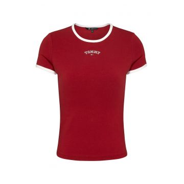 Tricou slim fit cu logo