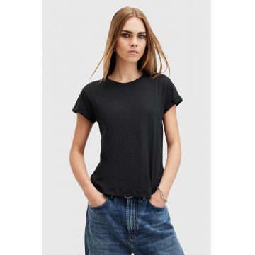 AllSaints tricou din bumbac ANNA TEE femei, culoarea negru, W238JB