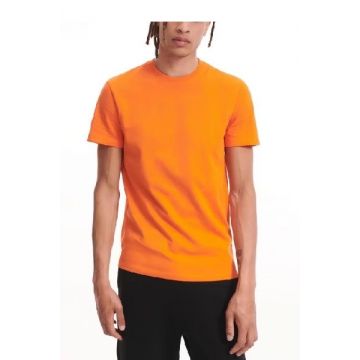 Tricou basic, cu maneca scurta, portocaliu, barbati, Reserved