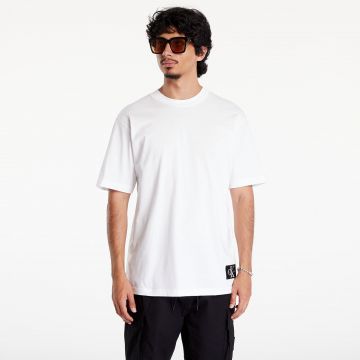 Tricou Calvin Klein Jeans Badge Relaxed Tee White