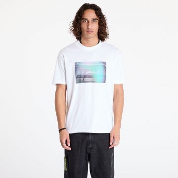 Tricou Calvin Klein Jeans Basketball Court Graphictee White