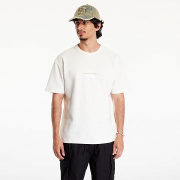 Tricou Calvin Klein Jeans City Grid Short Sleeve Tee Ivory