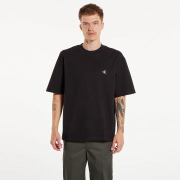 Tricou Calvin Klein Jeans Heavy Relaxed Short Sleeve Tee Black