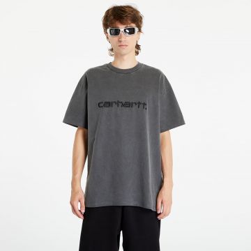 Tricou Carhartt WIP Duster Short Sleeve T-Shirt UNISEX Black Garment Dyed