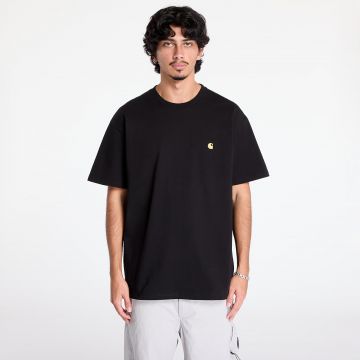 Tricou Carhartt WIP S/S Chase T-Shirt Black/ Gold