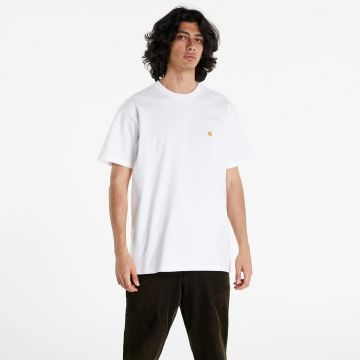 Tricou Carhartt WIP S/S Chase T-Shirt White/ Gold