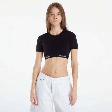 Tricou Carhartt WIP W' Script Crop Top Black