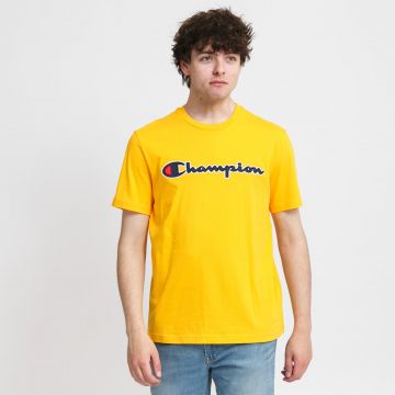 Tricou Champion Logo Crew Neck Tee Yellow