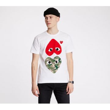 Tricou Comme des Garçons PLAY Tee White