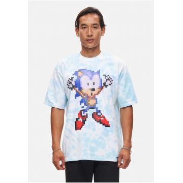 Tricou cu imprimeu Sonic Pixelated 7905