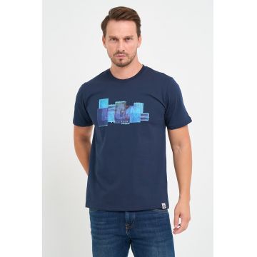 Tricou de bumbac cu logo