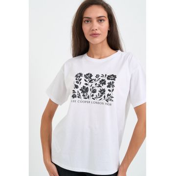 Tricou lejer cu imprimeu floral