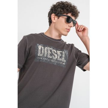 Tricou lejer cu logo