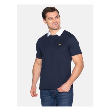 Tricou polo cu guler contrastant Lomu