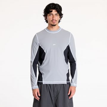 Tricou Reebok Long Sleeve Training Tee Harbor Gray