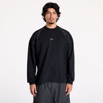 Tricou Reebok Long Sleeve Uniform Tee UNISEX Black Shadow