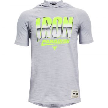 Tricou Under Armour Y Project Rock Cc SS Tee Hdy Gray