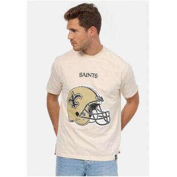 Tricou unisex relaxed fit NFL Saints Helmet 6277