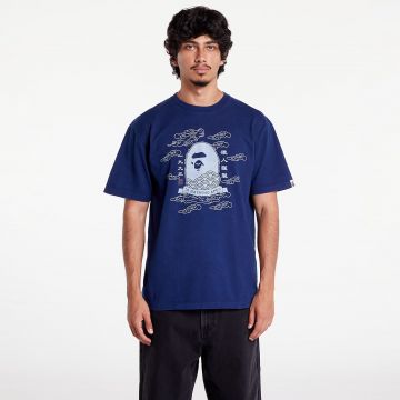 Tricou A BATHING APE 31St Anniversary Japan Ape Head Tee Indigo