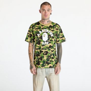 Tricou A BATHING APE Abc Camo College Tee Green