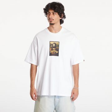 Tricou A BATHING APE Art Print Relaxed Fit Short Sleeve Tee White