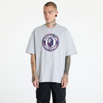 Tricou A BATHING APE Marbling Camo Busy Works Relaxed Fit Tee Gray