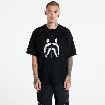 Tricou A BATHING APE Shark Tee Black