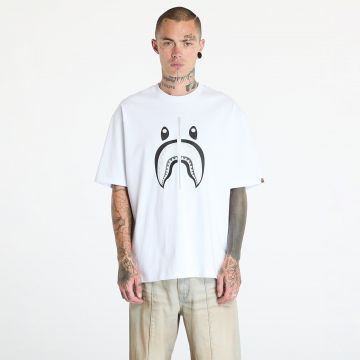 Tricou A BATHING APE Shark Tee White