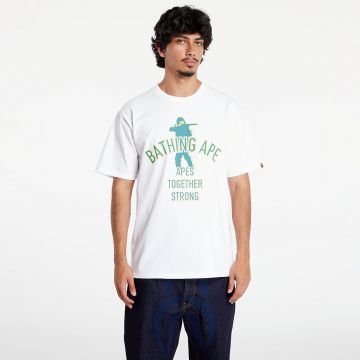 Tricou A BATHING APE Soldier Ats Tee White