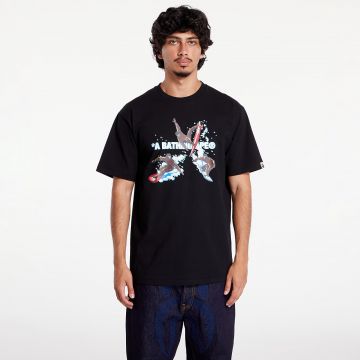 Tricou A BATHING APE Surfing Apes Tee Black