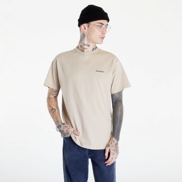 Tricou Carhartt WIP S/S Script Embroidery T-Shirt Wall/ Black